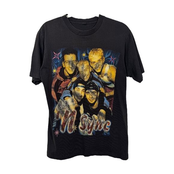 Vintage Other - Vintage Nsync Rap Tee Small S Double Sided Graphic Boy Band Faded Grunge